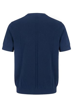 T-shirt in viscosa leggera blu LOW BRAND | LM26001E044